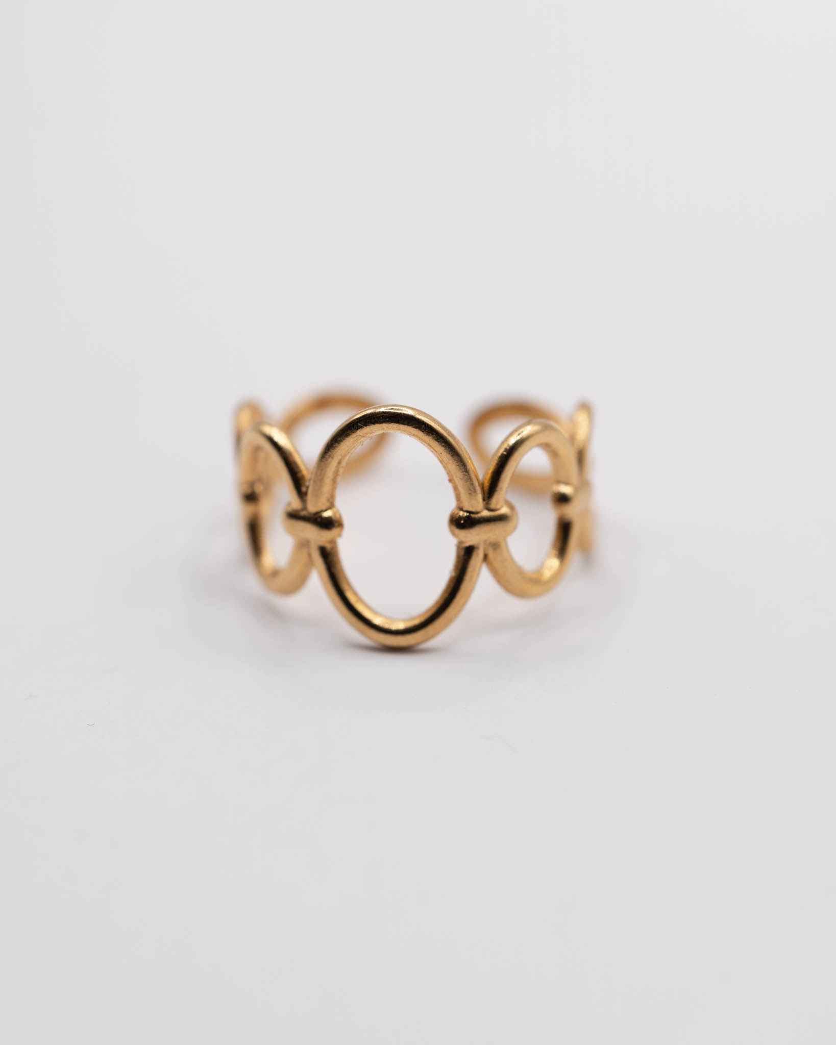 Ring met geschakelde ovalen - Afbeelding 3